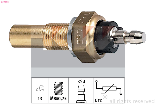Senzor,temperatura lichid de racire 530 068 KW